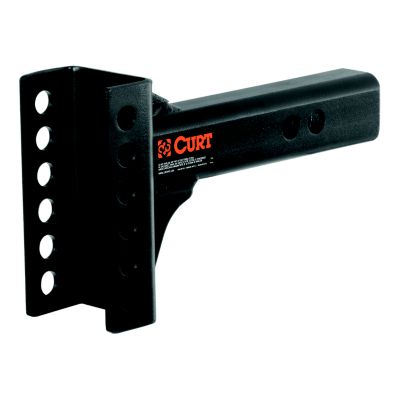 CURT 45911 replacement shank for adjustable trailer hitch ball mount, designed for 2-inch receiver compatibility.