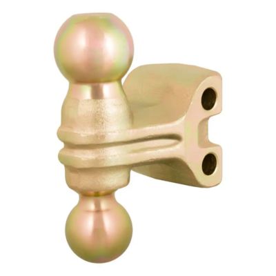 Dual-ball accessory for adjustable trailer hitch, CURT 45912, compatible with ball mount models 459 and 45926.