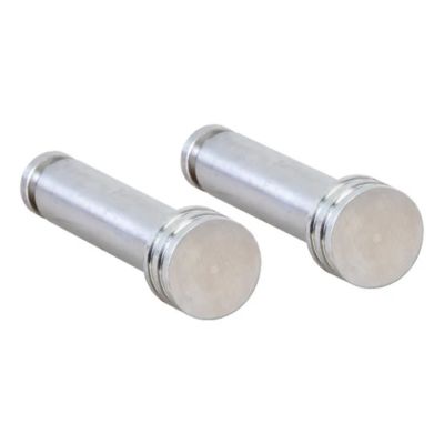 Replacement Rebellion XD accessory mount pins in silver finish, showing durability and sleek design for reliable performance.