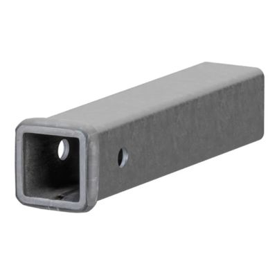 Weld-on raw steel trailer hitch receiver tube for versatile towing applications.