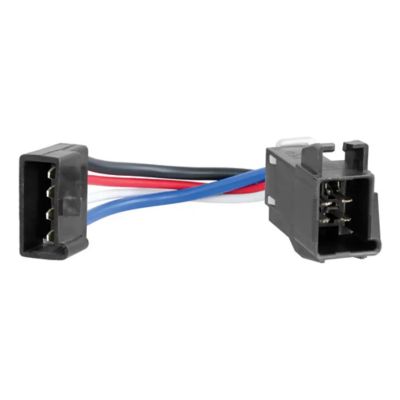 Quick Plug Electric Trailer Brake Controller Wiring Adapter with color-coded wires and connectors for easy installation.