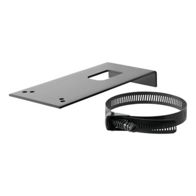 Vehicle-side trailer wiring harness bracket and clamp for 7-way round or RV blade installation shown against a white background.