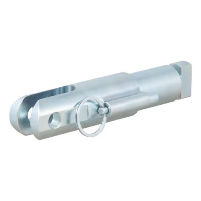 Replacement tow bar attachment tab with metal pin, designed for durability and secure towing connections.
