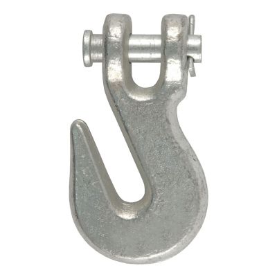 Forged steel clevis grab hook with pin, ideal for lifting and securing loads. Durable and strong design for heavy-duty use.