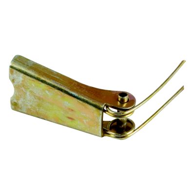 Replacement clevis hook safety latch for CURT #8195 or #8196, featuring a sturdy metallic design and durable construction.