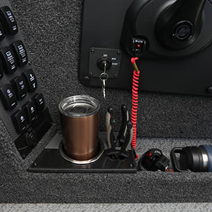 Command Console Switch Panel, Cup Holder and Throw Tray