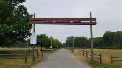 BEACH AT BELLE ISLE IN DETROIT