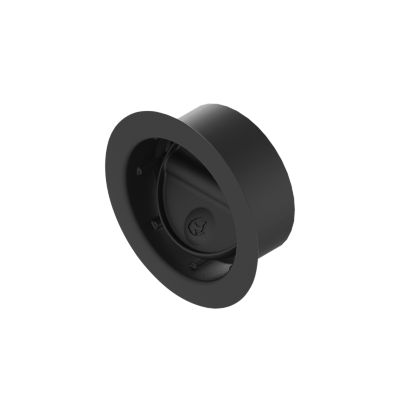 Black flexible air duct vent, sleek design, part of Whale Heat Air GTR series, enhancing ventilation efficiency.