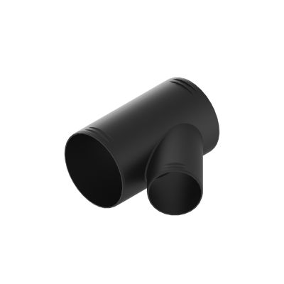Black Whale DX9011B Air Duct Branch, featuring a sleek cylindrical design for efficient air distribution.