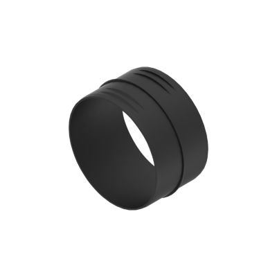Black Whale DX9014B air duct straight connector for Heat Air GTR systems, sleek and functional design.