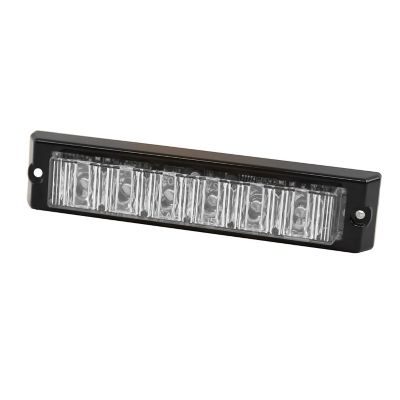 LED directional light, surface mount with amber and blue 21-flash setting, featuring six compact LED units.