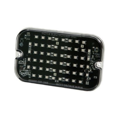 LED Slim Line Surface Mount with rounded corner square design, showcasing amber light elements for effective illumination.