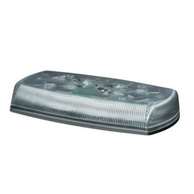 Clear lens ECCO 5585 Series LED minibar with red LEDs, Class I safety lighting for enhanced visibility.