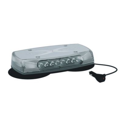 LED minibar with clear lens and green LEDs, featuring vacuum magnetic mount, Class I, ideal for enhanced visibility.