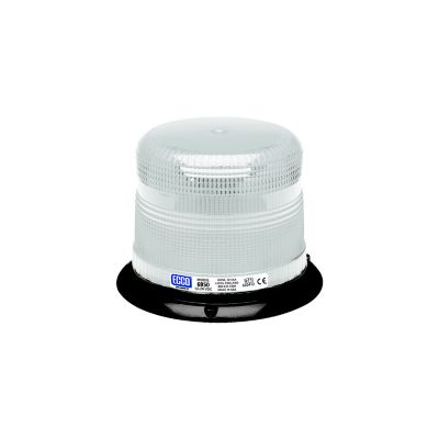 Clear ECCO 6950C Class I low profile beacon, showcasing high intensity design and sleek round shape.