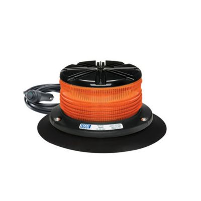 Amber ECCO 7460AVM LED low profile beacon with vacuum magnetic base and durable design, part of the 7460 Series.