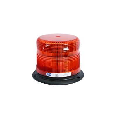 Red ECCO 7945R LED beacon, Class II, with a domed design and black base, part of the 7945 Series for safety signaling.