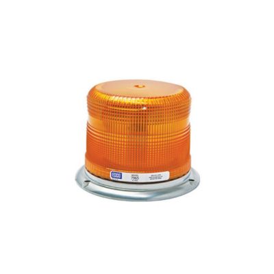 Amber ECCO 7965A Class I LED traditional beacon from the 7965 Series on a white background.