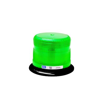Green ECCO 7965 Series Class I LED beacon with traditional design for visibility and safety applications.