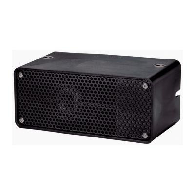 Black ECCO EA7070 multi-frequency backup alarm, featuring a durable rectangular design with front speaker grille.
