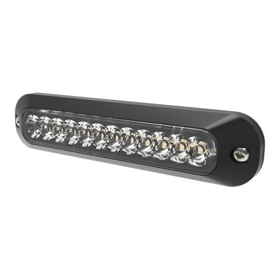 ECCO ED3755AB Class I LED directional light, surface mount, 70 flash patterns, amber and blue, suitable for 12/24V systems.