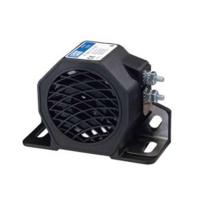 ECCO 510 back-up alarm with durable black casing designed for light-duty use, featuring the 500 Series pattern.