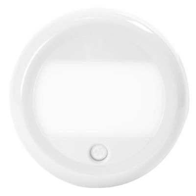 Circular white LED interior light with PIR sensor, featuring 24 LEDs and a flood design for bright illumination.