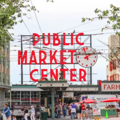 pike place market sign