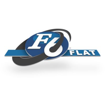 F6 Flat Braided Sleeving logo with sleek, intertwined design elements and bold text.