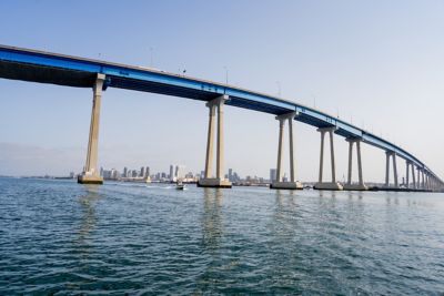 Key West City Backdrop With Bridge