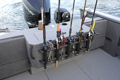 Fisherman Aft Deck Rod and Tool Storage Rack