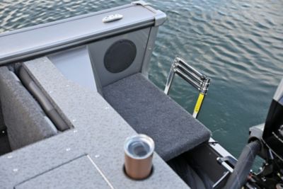 Fisherman Boarding Ladder (Shown with Optional Stainless Ladder)