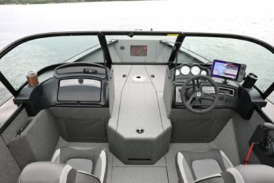 Fisherman Consoles and Full Windshield (Shown with Full Vinyl Option)