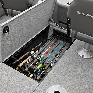 Fisherman In-Floor Rod Storage with Optional Rod Holders and Tubes