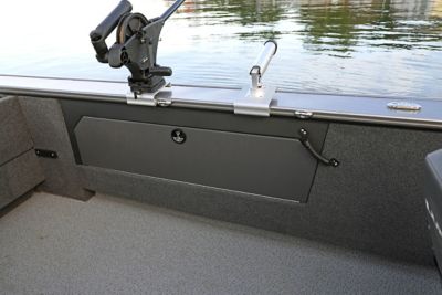 Fisherman Port Rod Storage Compartment Closed (Shown with Optional Lockable Doors)