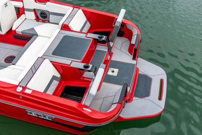 rear underseat storage on the H20 wake boat