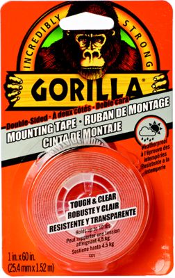 GORILLA TAPE 2-SIDED MNT 1X60 PMG