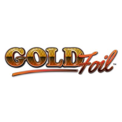 Gold Foil Wrap logo with elegant gold and metallic shine, highlighting luxury and sophistication.