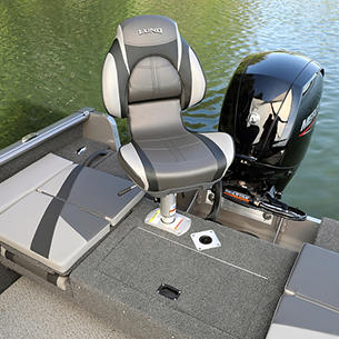 Impact XS Aft Deck with Seat shown with Optional Aft Deck Sun Pad
