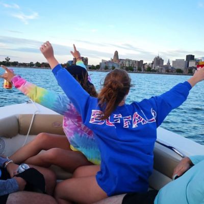 Kids boating in Buffalo