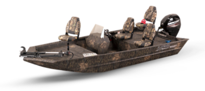 duck hunting boats with mud motor