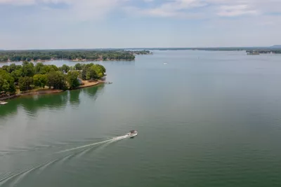 aerial view of ramsey creek park