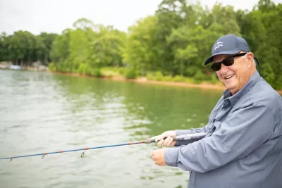 fishing at beatty's ford park