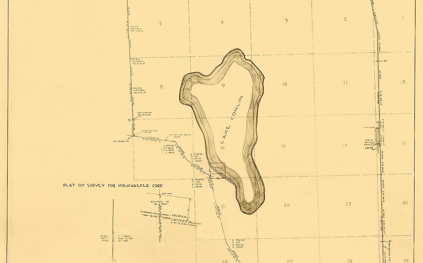 Lake Topo Map 