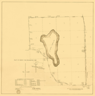 Lake Topo Map 