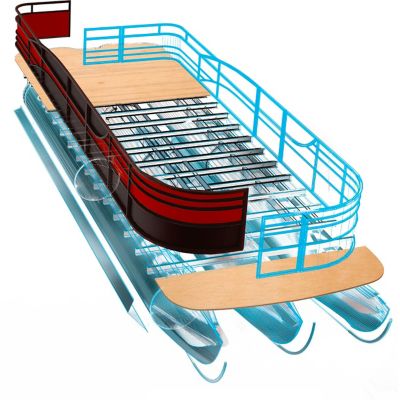Lowe pontoon boat features