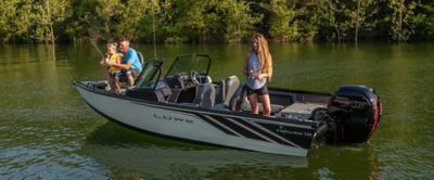 Lowe Boat Folding Fishing Seat | Tempress Gray Charcoal Vinyl