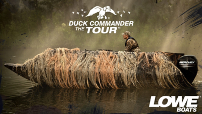 Lowe Lifestyle DUCK COMMANDER THE TOUR TO SHOWCASE LOWE BOATS ROUGHNECK BOATS
