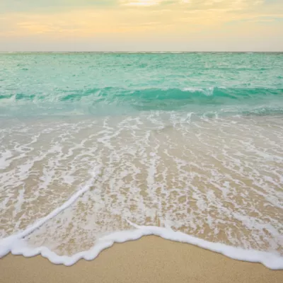 beach waves at treasure island