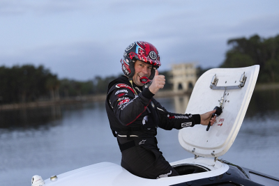 Travis Pastrana Mercury Racing 300R and 300 ROS